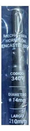 Mecha para Hormigón Bremen SDS Plus 14 x 210mm