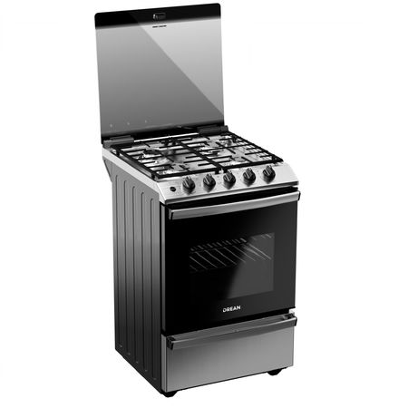 Cocina Multigas 56 cm Inoxidable con Encendido Eléctrico Drean CD5614AI0