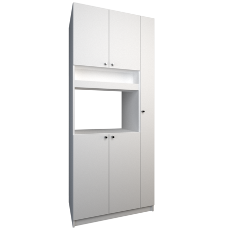 DESPENSERO + ESCOBERO TABLE'S 3086-BM BLANCO