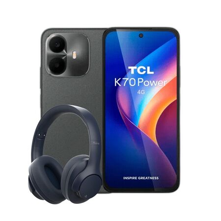 Combo TCL K70 Power 4+256GB Verde + Hune Flora Over-ear Azul