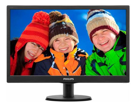 Monitor Philips V 193v5lhsb2 Lcd 18.5   Negro Otero Hogar
