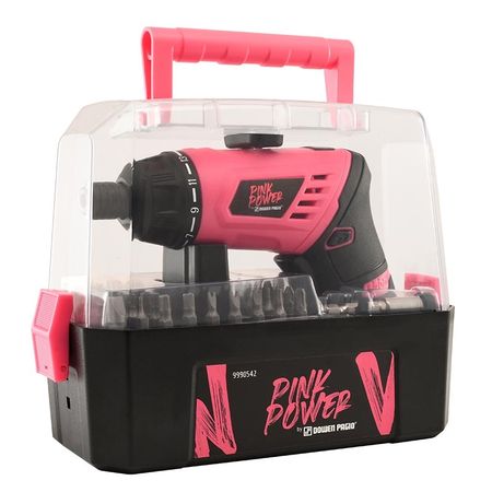 Atornillador Dowen Pagio Bateria 3,6V 50 pcs Pink Power