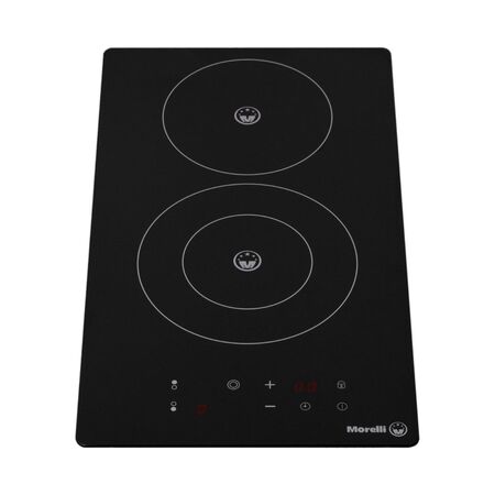 Anafe Eléctrico Morelli Vetro Vitrocerámico 2 Hornallas