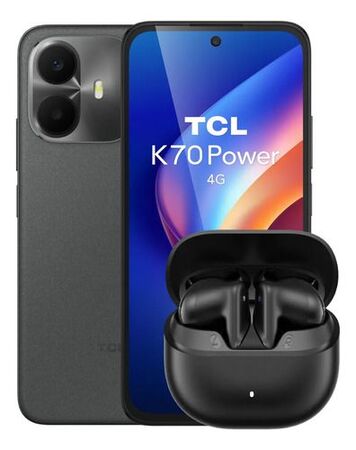 Combo Celular TCL K70 Power 256/4GB Space Gray + Havit TW888 Lite Negro