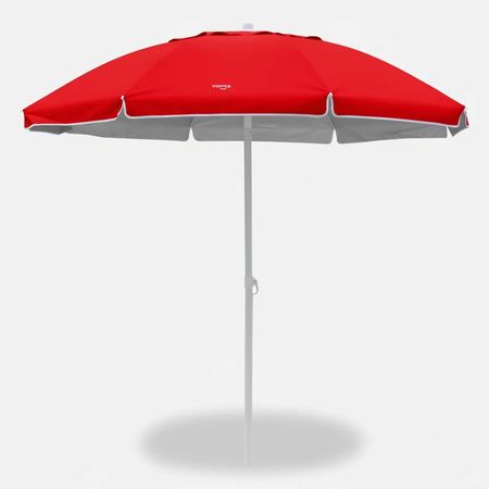 Sombrilla Para Playa Y Jardín 2 M Roja Con bolsa