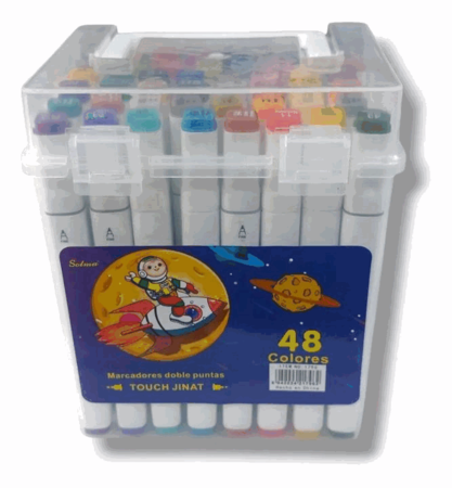 SOLMA MARCADORES DOBLE PUNTA X48