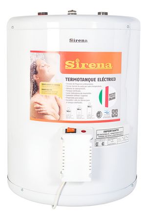 Termotanque Eléctrico Sirena Te60 60l Blanco Anticorrosivo De Colgar