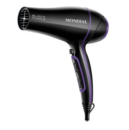 Secador De Pelo Negro Mondial 2000w 220v 3 Velocidades