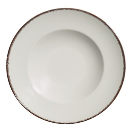 Set 6 Plato Hondo 27 Cm Porcelana Kutahya Atlantis