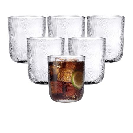 Set X 6 Vaso Vidrio 270 cc Agua Tragos Pasabahce Linden