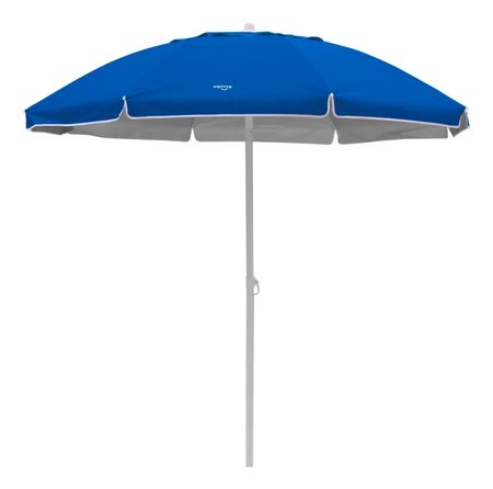 Sombrilla Playera Jardin Vonne Azul 2.5m Blanco