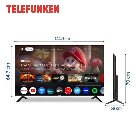 Tv Telefunken 4k Uhd 50 Google Tv TK5026UG6G