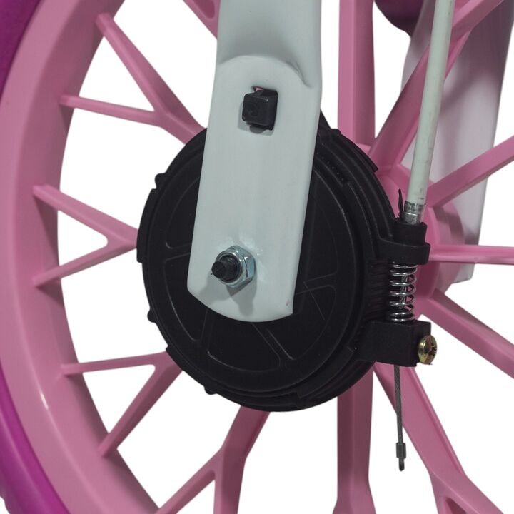 Bicicleta rodado 12 GTS con cantimplora rosa - Vista 9