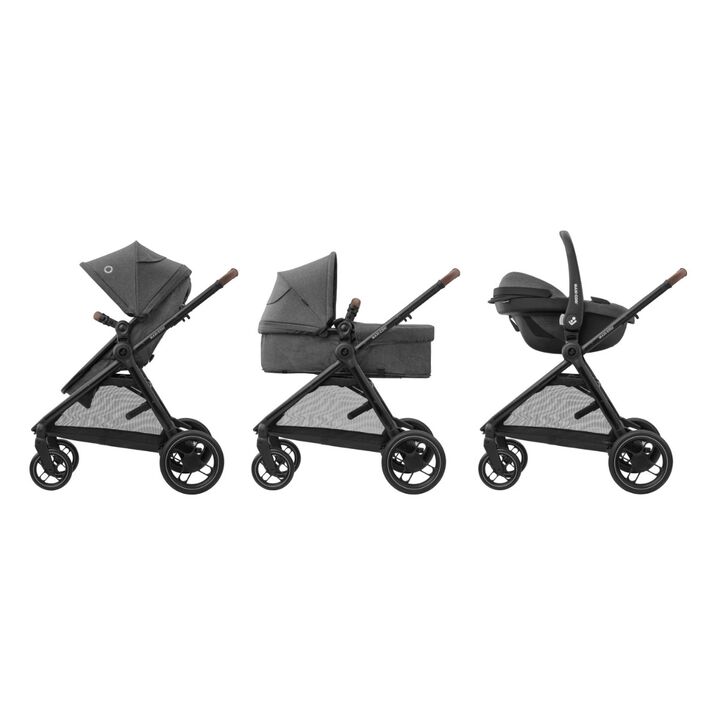 COCHECITO ZELIA S TRIO 3 EN 1 DARK GREY MAXI COSI - Vista 10