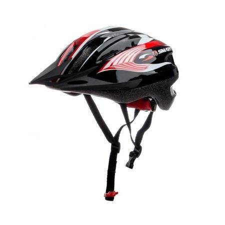 Casco Protector MTB  Con Visera Rojo 52-58 CM 1000099