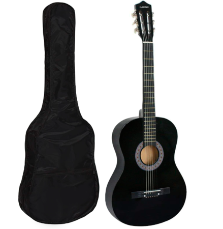 Guitarra Criolla Negra Gadnic 39 
