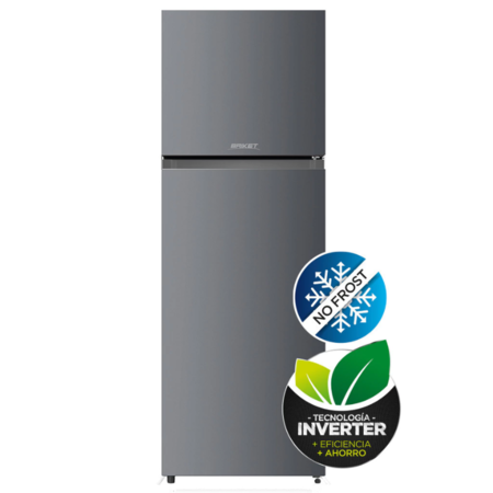 HELADERA BRIKET KD-268FWG INVERTER NO FROST 268LT GRIS