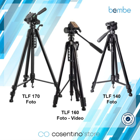 TRIPODE BEMBE PARA FOTOGRAFIA TLF170 CON ADAPTADOR PARA SMARTPHONE