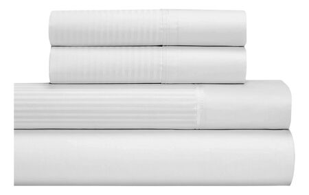 Juego Sabanas Cannon Classic 200 Hilos 2 Plazas 100% Algodón Color Blanco