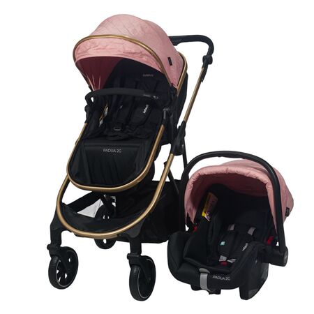 Cochecito Travel System Infanti Padua 2G rosa