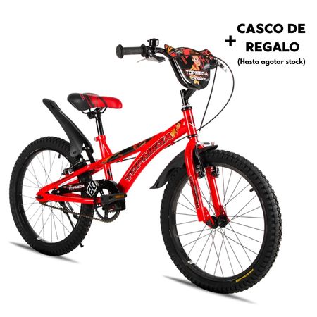 Bicicleta Infantil TopMega Crossboy R20 Rojo 1006130