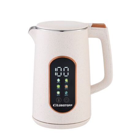 Pava Electrica Lusqtoff Display Digital Corte Mate 1.7 L