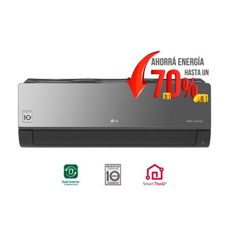 Aire Acondicionado LG Inverter ARTCOOL Frío/Calor 6000W S4-W24K2RPE