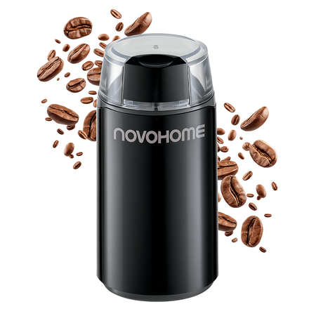 Molinillo De Café Eléctrico Novohome Acero Inox. 200w 60g