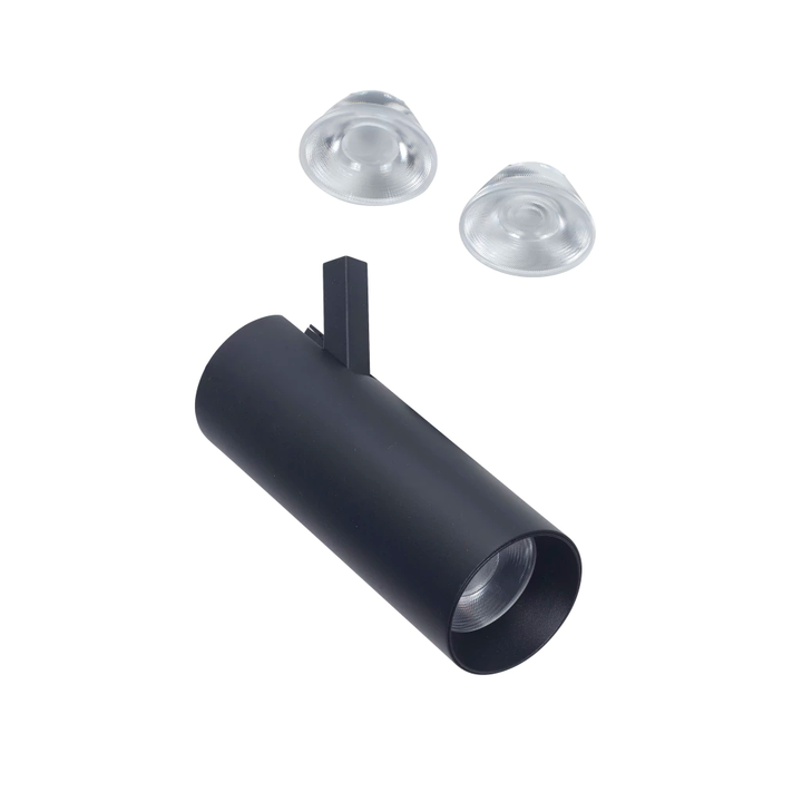 Riel 1 Mts 1 Efecto + 3 Cabezales Mex Led 10w 15 24 Y 36° - Vista 2