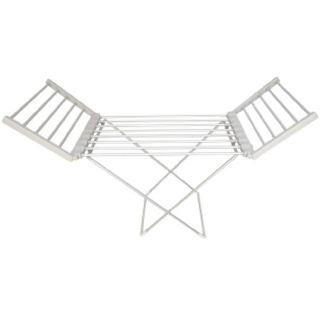 Tender De Ropa Eléctrico Vertical Plegable Con Alas TXPR0050