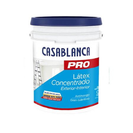 Pintura Látex Casablanca Pro Concentrado Interior/Exterior 20L