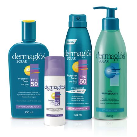 Dermaglos Kit Completo De Protector Solar Fps 50 Dermaglós
