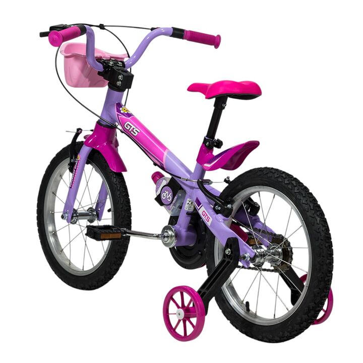 Bicicleta de paseo R16 GTS con caramañola Rosa - Vista 3
