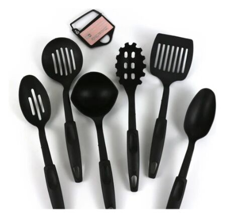 Set de 6 utensilios de cocina termorresistentes