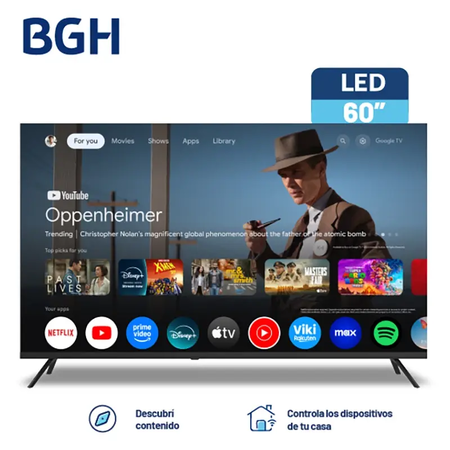Smart Tv Led Bgh 60P Hd B6026Us6G Go
