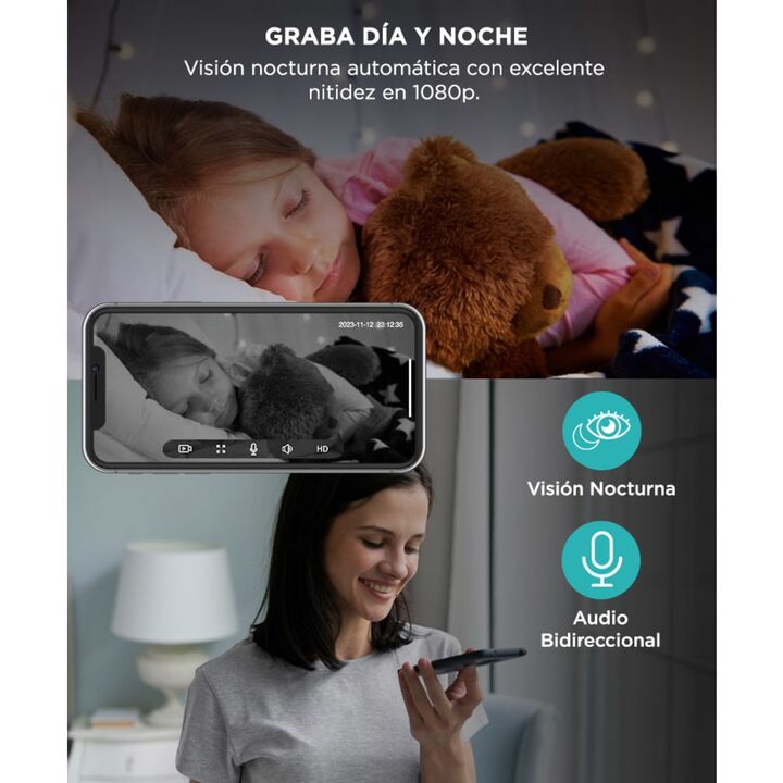 Camara de Seguridad Wifi IP Gadnic DM200W Full HD Motorizada - Vista 4