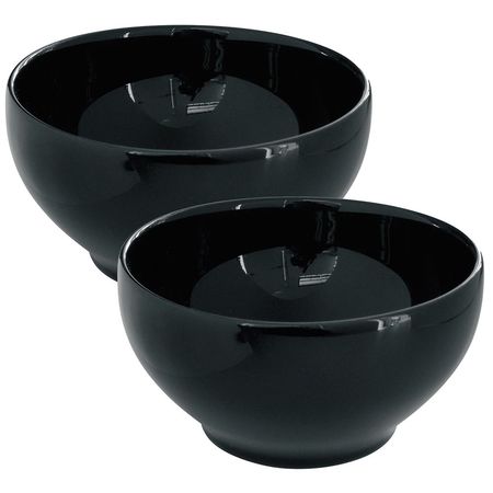 Set X2 Bowl Negro 14.5 Cm / 600 Cc