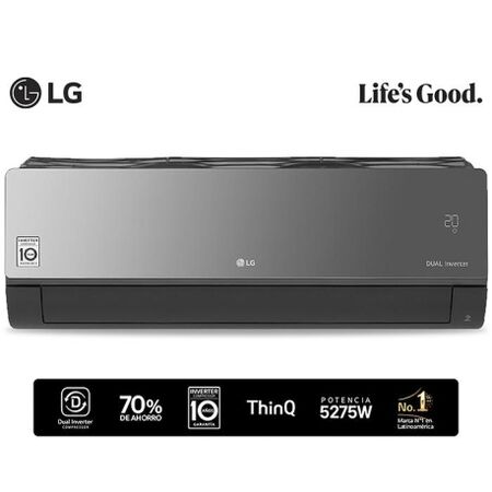 Aire Acondicionado Split LG Artcool S4-W18KLRPA 5275 Watts f/c Inverter Wif