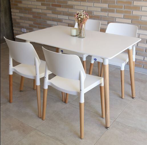 Silla Niza P/Madera Blanca Voss - Vista 3