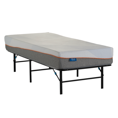 Colchón Yolo by Simmons + Base Plegable 1 Plaza 190x80