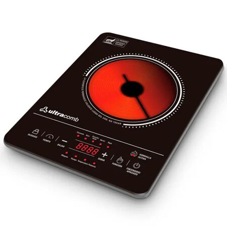 Anafe Electrico Ultracomb 1 Hornalla 2000w con Display AN-2211