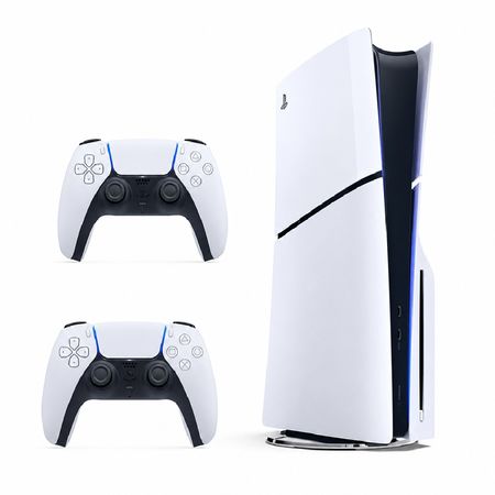 Sony PlayStation 5 Digital Edition 825GB Slim + 2 Joysticks DualSense Originales