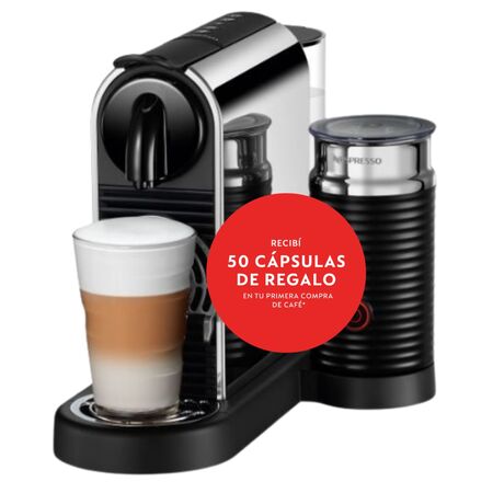 Cefetera Nespresso Citiz Platinum Steel Milk D145-AR-ME-NE