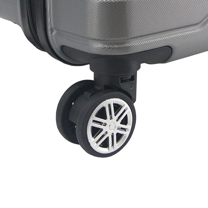 Valija Gris Carry On Unicross ABS 20 Ideal Cabina Ruedas 360° - Vista 6