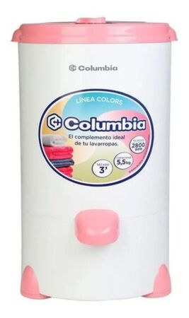 Secarropas Columbia 5.5 Kg Hts-5501 Rosa