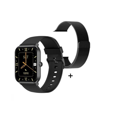 Smartwatch Reloj Inteligente Nictom NT14 + Malla Metal Negra de Regalo