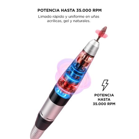 Torno Para Uñas Gadnic con Pantalla Táctil LCD