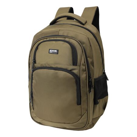 Mochila Kossok Tames Trabajo Urbana Porta Laptop Reforzada Marron