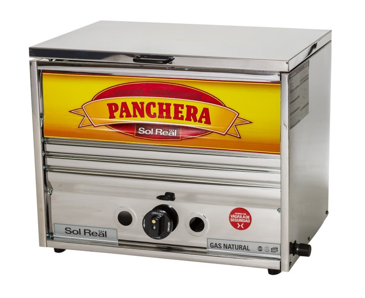 Panchera A Gas Sol Real Chica Acero Inox Tacho Enlozado - Vista 1