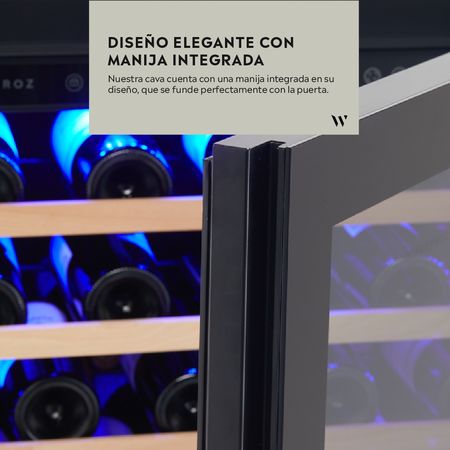 Cava Winefroz Glass Door Edition 31 Botellas Simple Temp